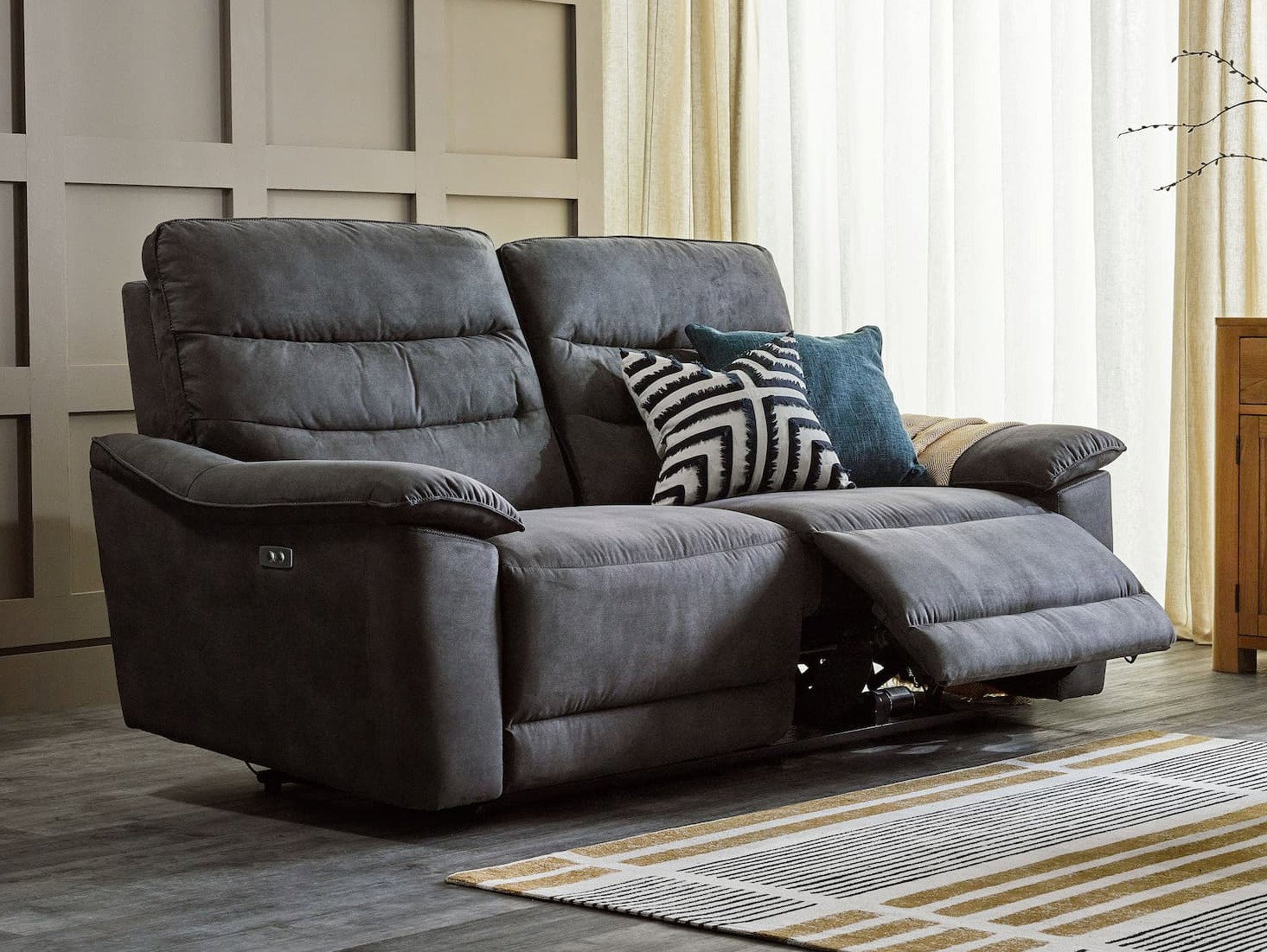Carter 3 Seater Electric Recliner Sofa