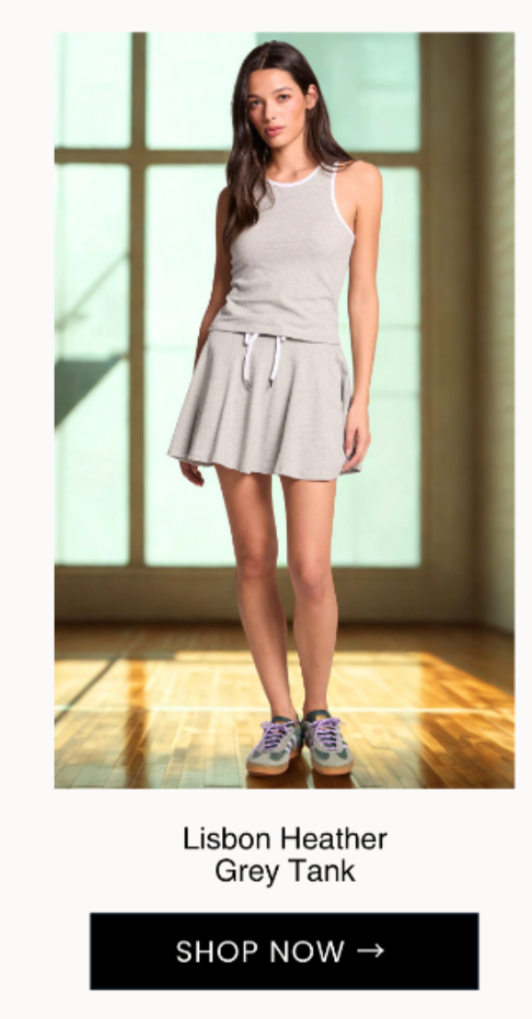 Lisbon Heather Grey Tank