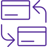 Card transfer icon