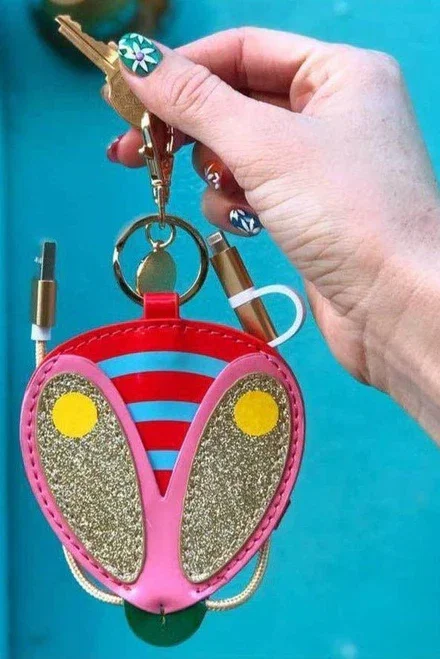 Packed Party Buzz Buzz Charging Cord Keyring