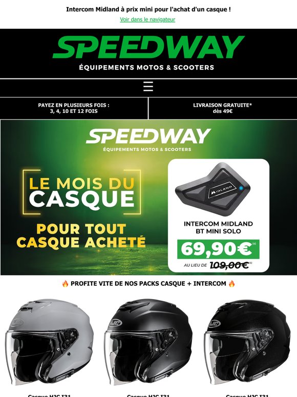 Mois du Casque - Besoin d'un nouvel intercom ? 🎁