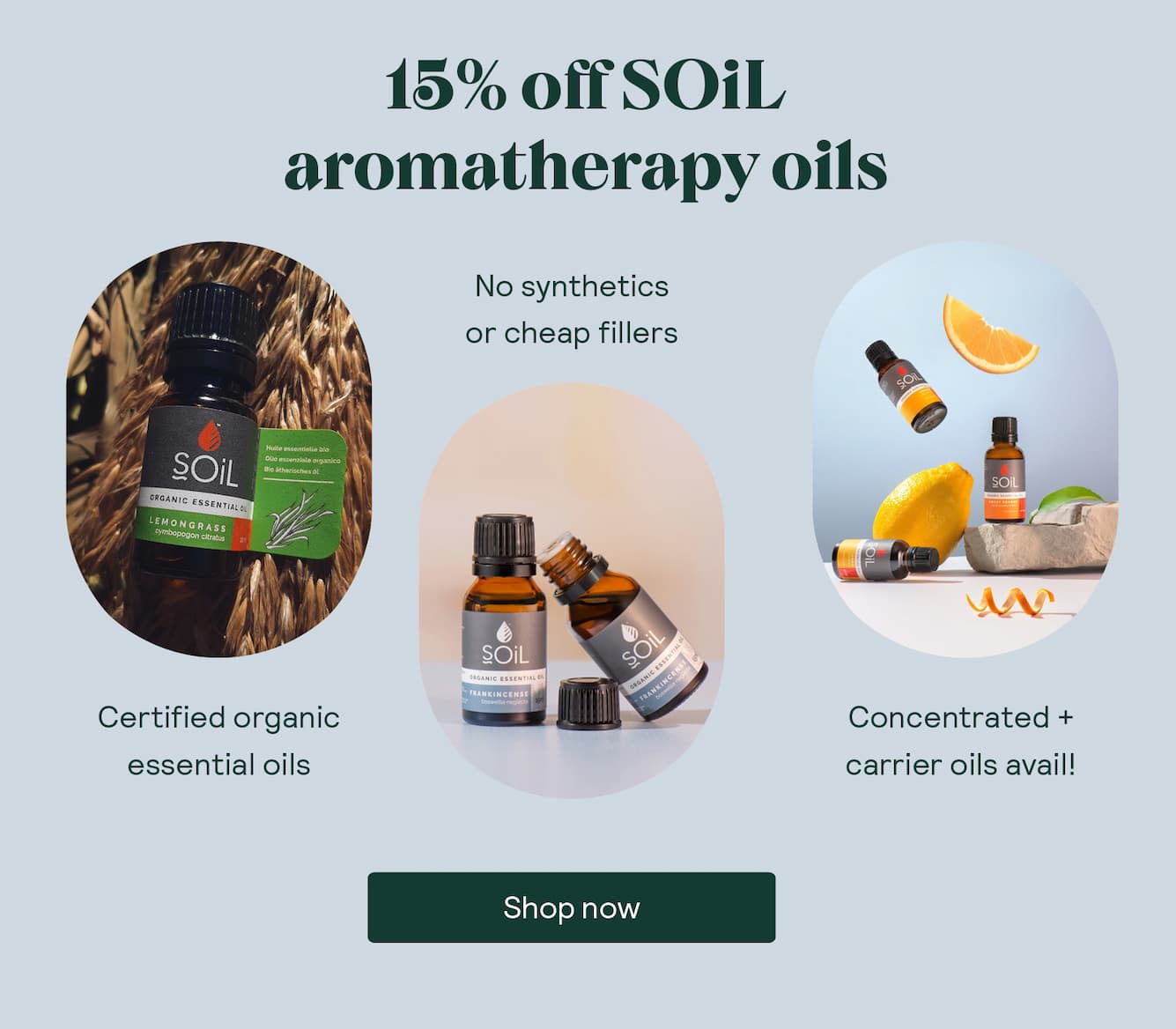 Shop SOiL 15% off
