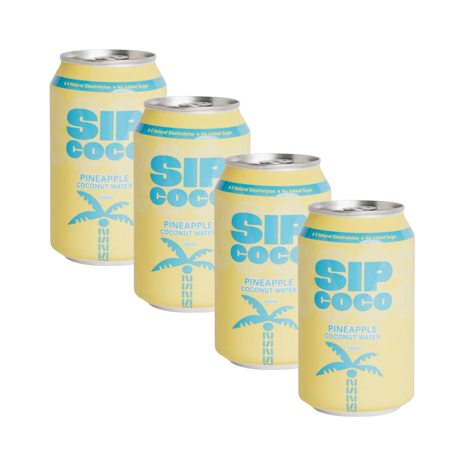 Image of Sip Coco Pineapple Coconut Water 4x330ml