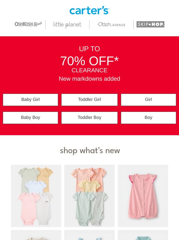 Up to 70% off CLEARANCE!