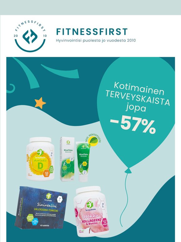 Terveyskaista JOPA -58% 😱 + Kaupanpäällinen!