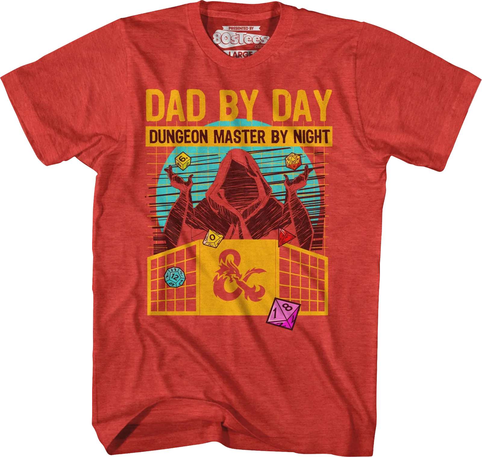 Dad By Day Dungeon Master By Night Dungeons & Dragons T-Shirt