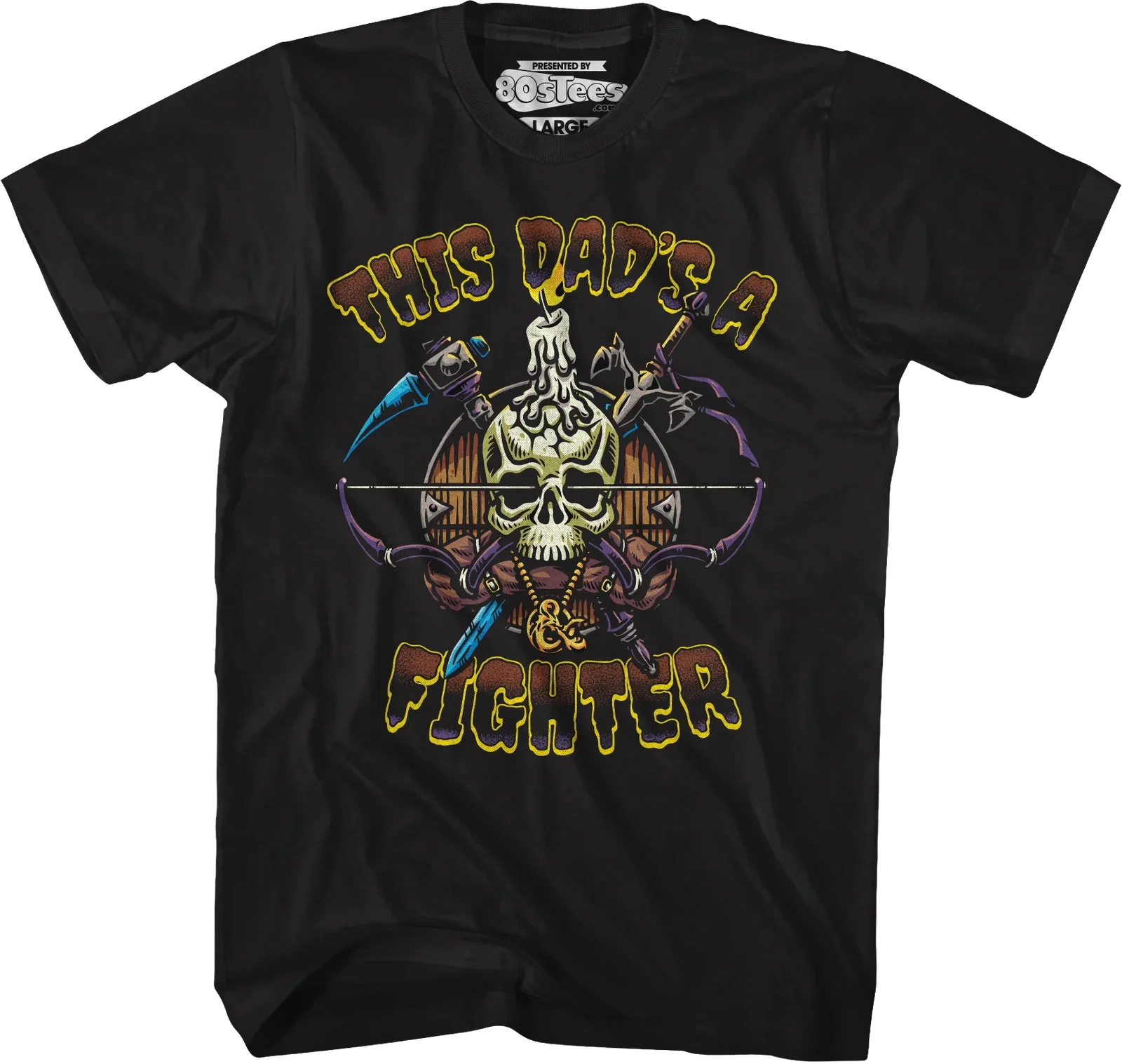 This Dad's A Fighter Dungeons & Dragons T-Shirt
