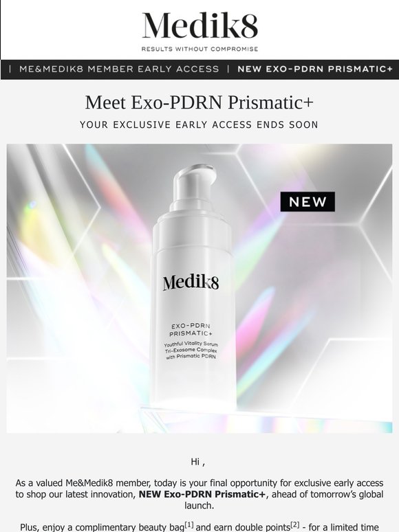 Last call for Me&Medik8 early access