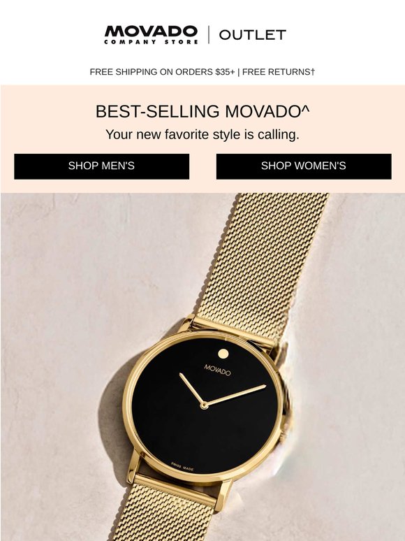 Best-Selling Movado Styles Inside