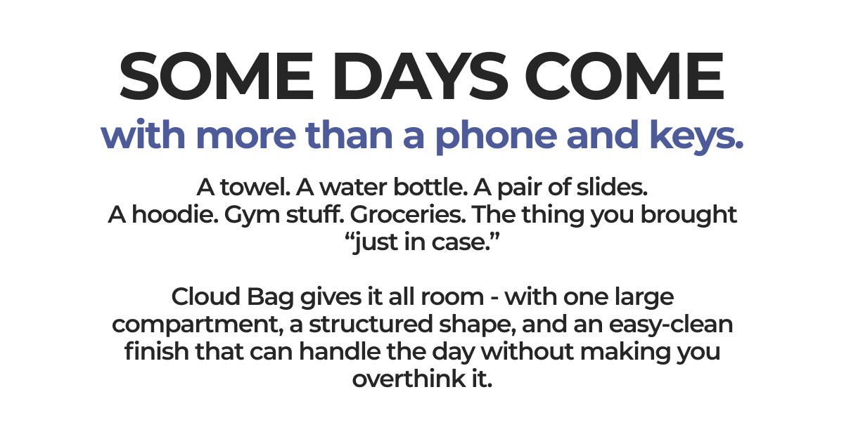 Some days come with more than a phone and keys.