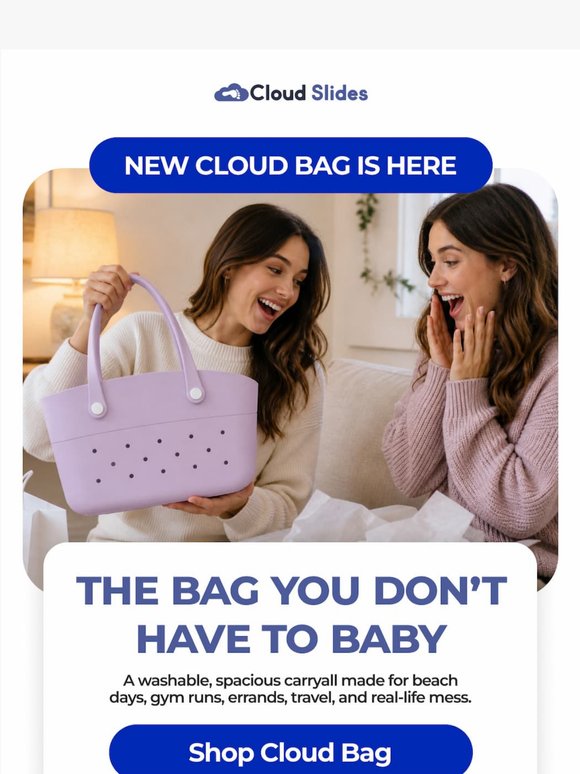 The bag you don’t have to baby 👜