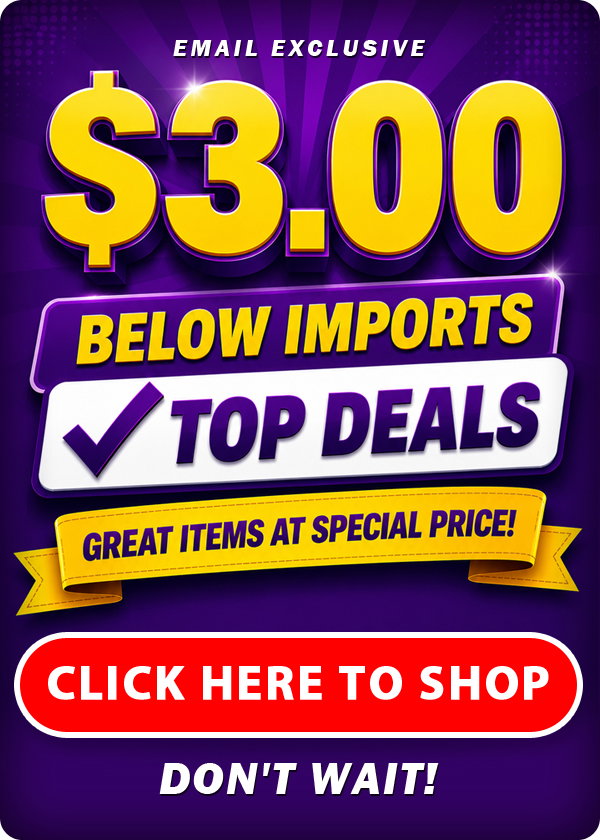 $3 Below Imports Top Deals