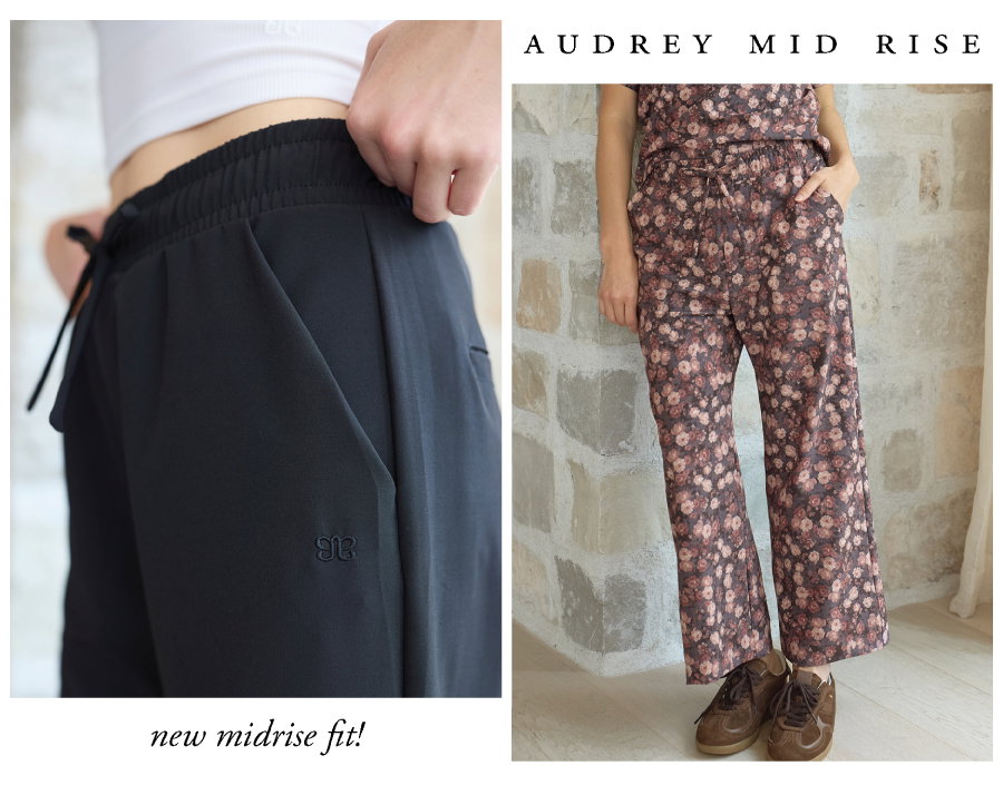 and audrey mid rise wide leg pants