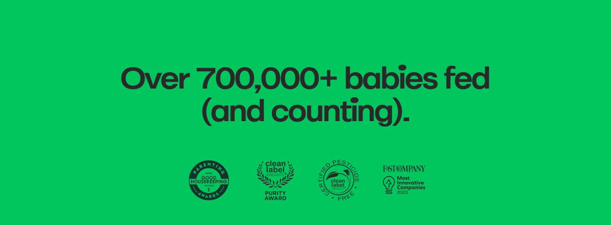 Over 500,000+ babies fed (and counting).