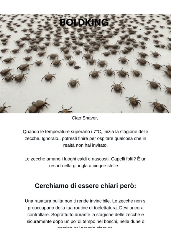 Le zecche amano la giungla. Non dargliene una.