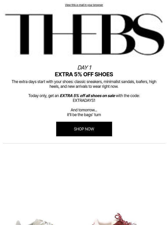 5% Extra Off Shoes | Today Only 👟