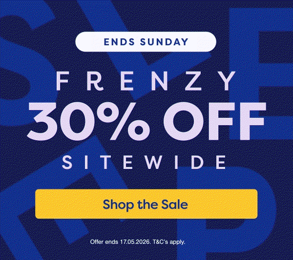 Ends Sunday. 30% Sitewide. Shop the Sale.