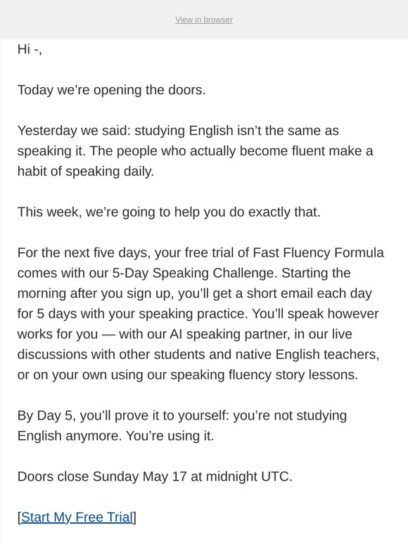 Your 5-Day Speaking Challenge