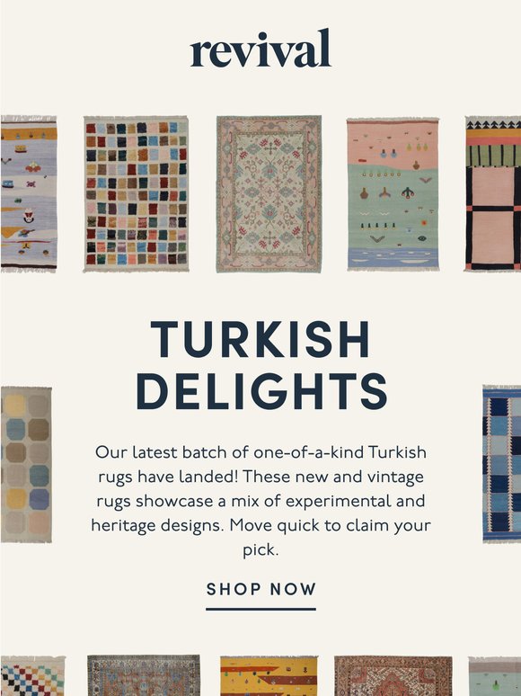171+ one-of-a-kind Turkish rugs await