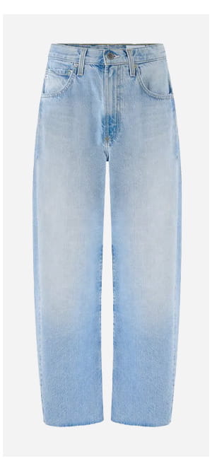 Hattie Crop Barrel Jean In Gesture