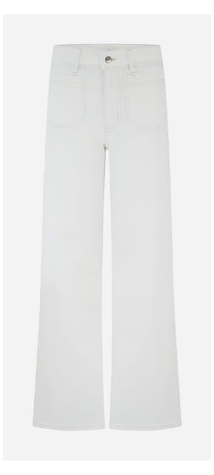 Le Slim Palazzo With Modernist Pockets In Au Natural Clean