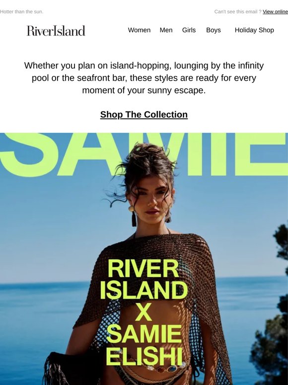 Just landed! RI x Samie Elishi is here ☀️