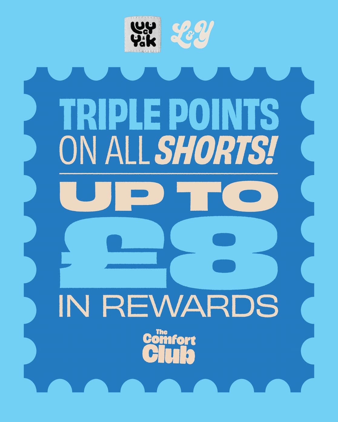 Triple points on all shorts