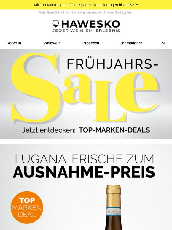Startklar: Frühjahrs-Sale mit TOP-MARKEN-DEALS