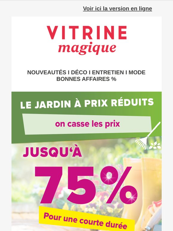 % Nouveau : Bonnes affaires Jardin