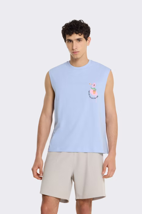 Camiseta casual polinesia camiseta sm smiley hombre