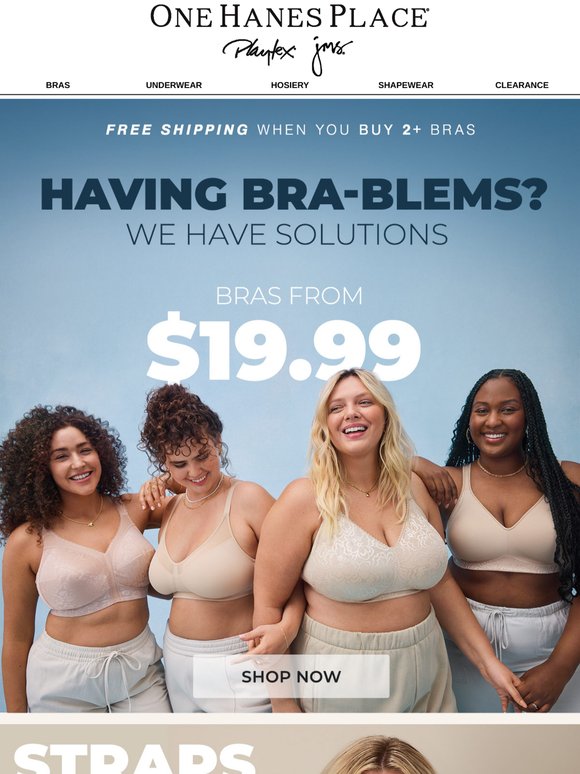 👋🏼 Buh-bye Bra-blems, Hello Solutions
