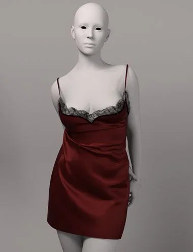 dForce EG ARGV Slip Dress for Genesis 9