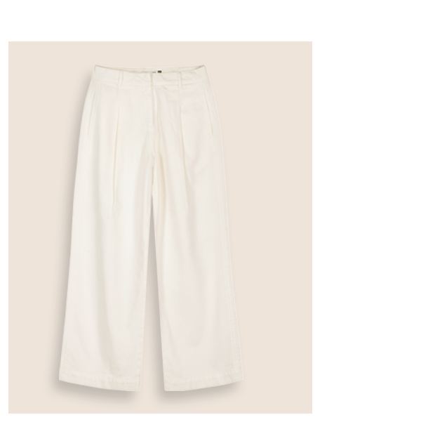Teresa Organic Cotton Wide Leg Trousers