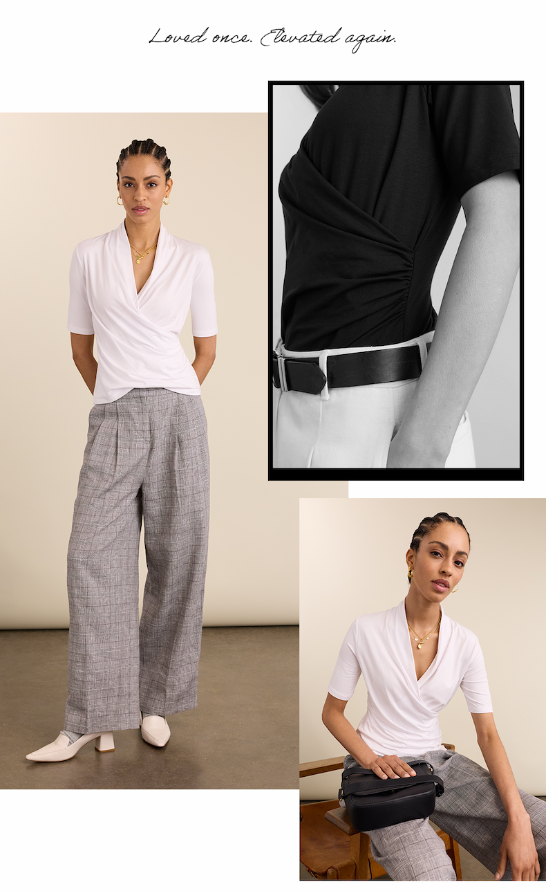 Rosamund Wrap Top