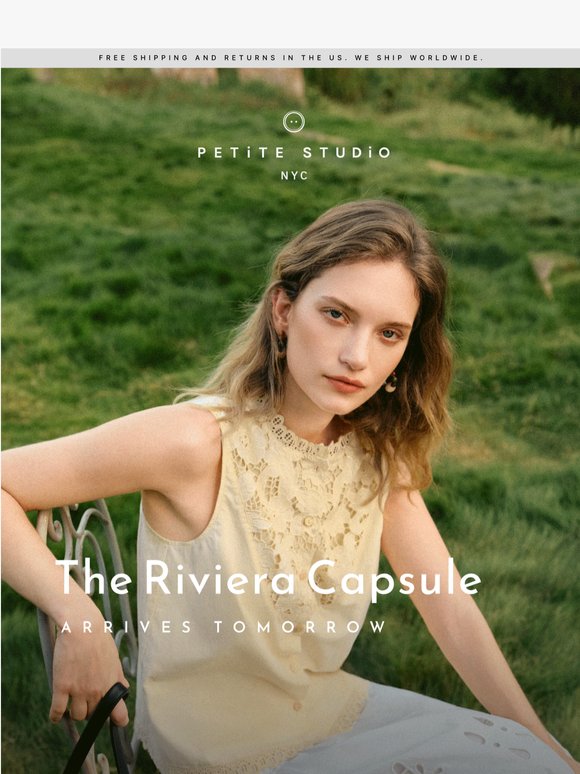 The Riviera Capsule Arrives Tomorrow