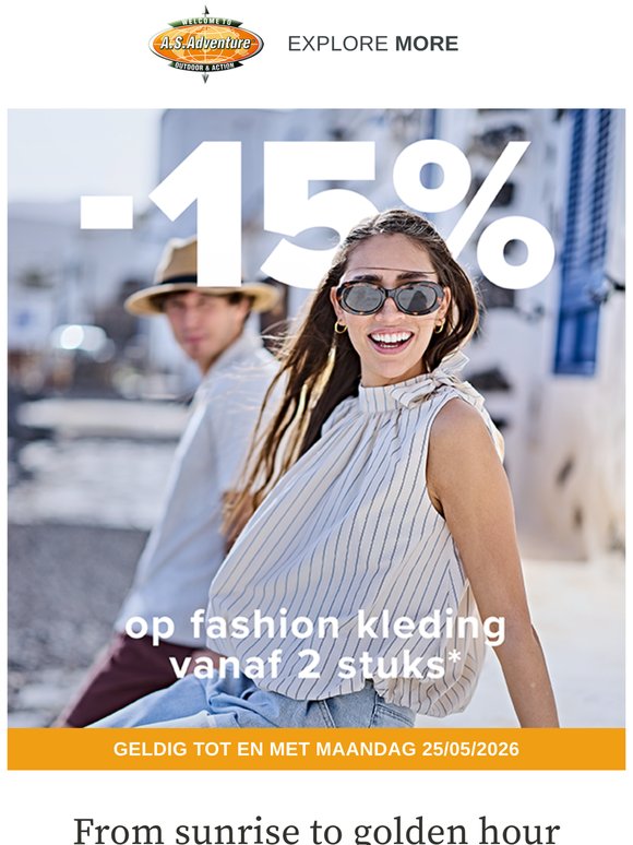 -15% op je nieuwe zomerlook?