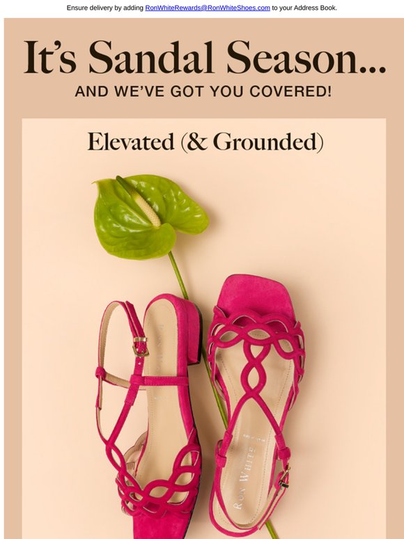 Get Ready For Sandal Season!