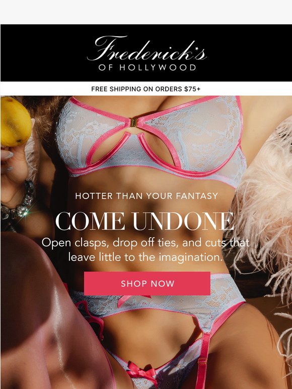 Frederick's of Hollywood: SEXY Lingerie at 60% OFF! | Milled