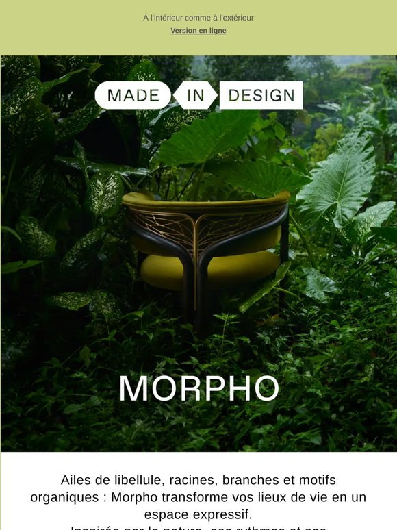 Morpho | Un mobilier luxuriant