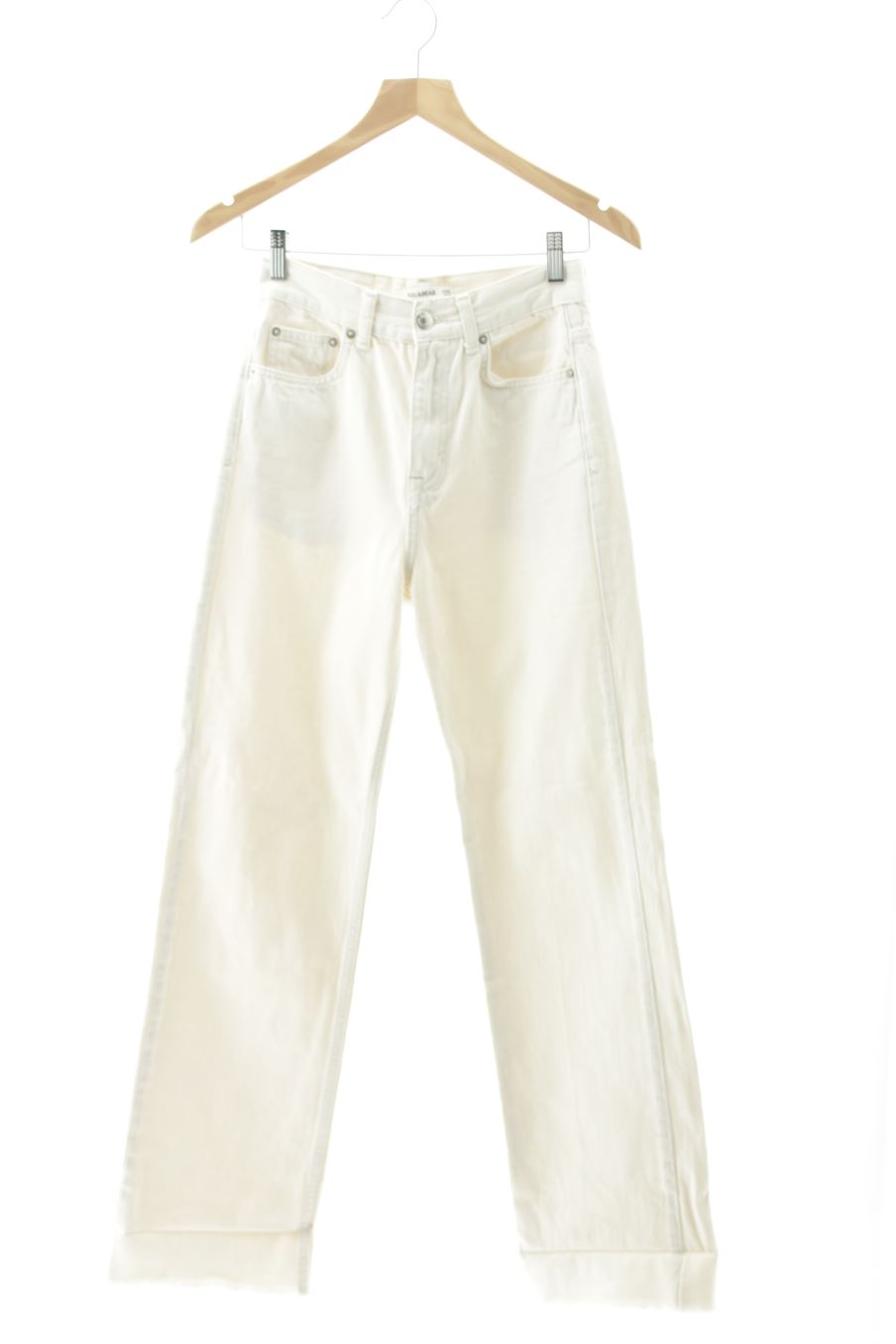 Jeans Pull & Bear de la taille 34, de couleur beige de denim