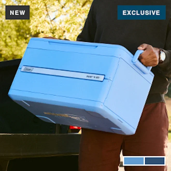 Coleman Snap and Go Collapsible Hard Cooler Box, 52L