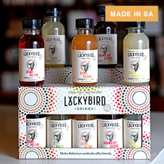 Luckybird Cocktail Mixers Gift, Set of 5