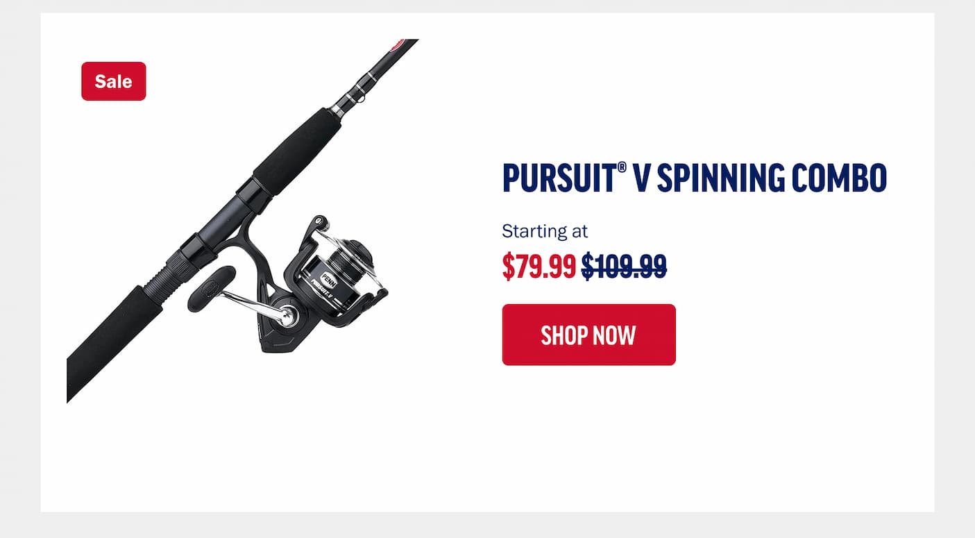 Pursuit V Spinning Rod & Reel Combo
