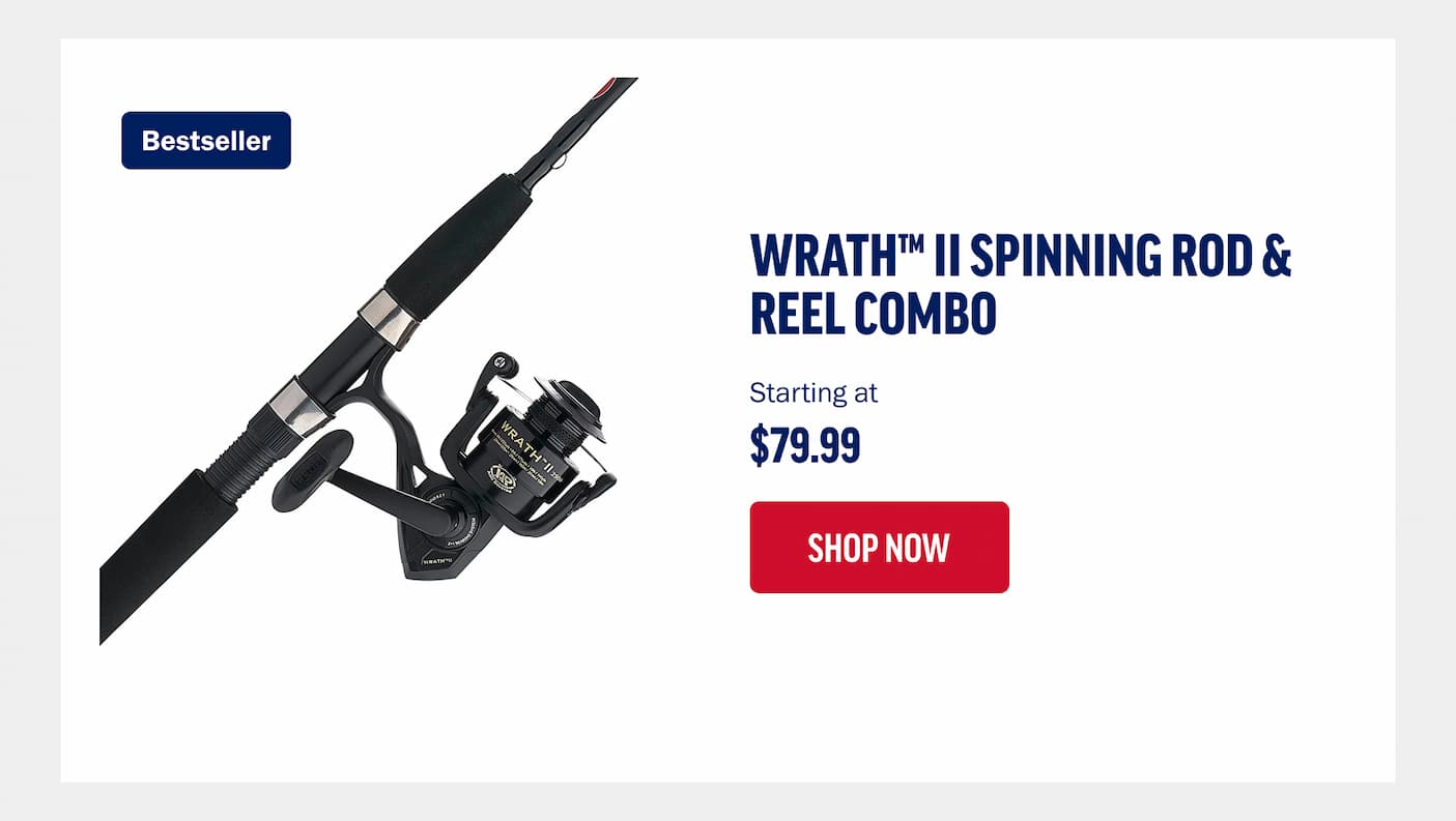 Wrath II Spinning Rod & Reel Combo