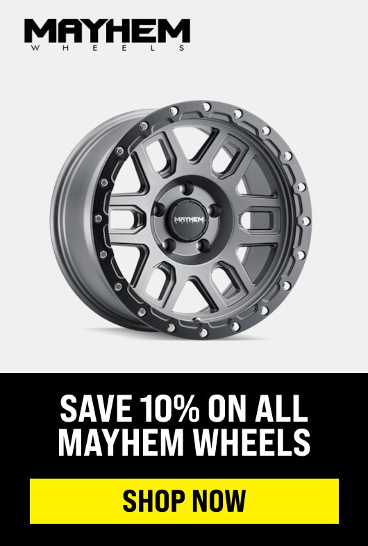 Save 10% On All Mayhem Wheels