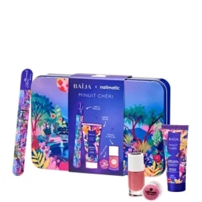 Nails & Glitter Party Minuit Chéri Baija x Nailmatic Ninon Coffret Soin Ongles et Mains