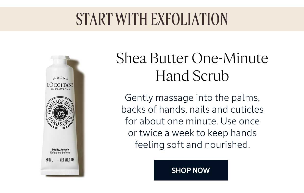 Shea Butter One-Minute Hand Scrub