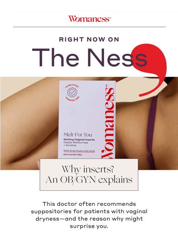 Struggling with dryness as hormones change?