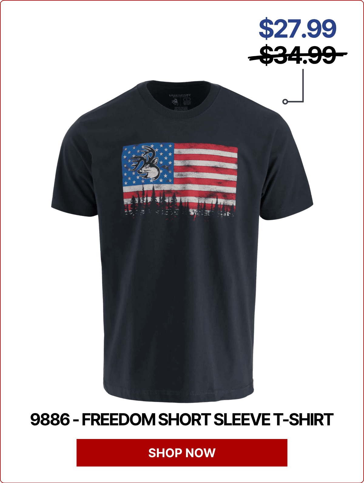 Men's Freedom Short Sleeve T-Shirt Made in the USA