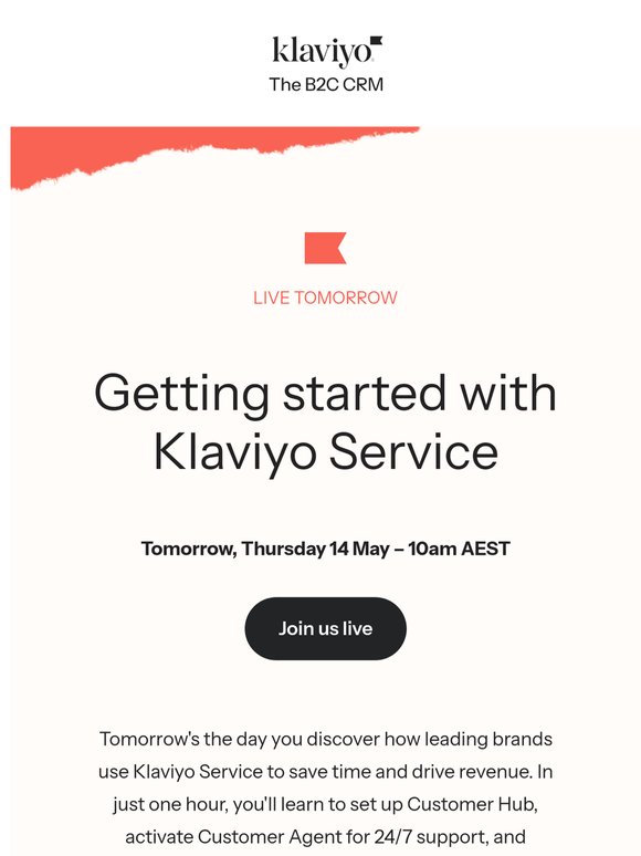 ⏰ Tomorrow: Your AI-powered customer service transformation starts